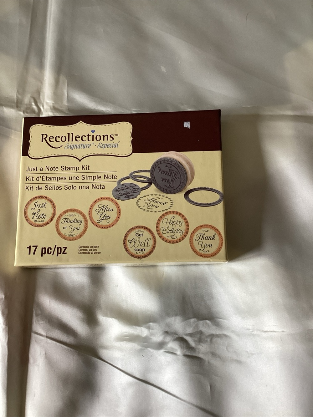 Recollections Signature Special Just A Note Thank You Stamp Kit